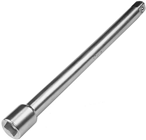 AERZETIX C47123 Rallonge Prolongateur 1/2'' x 250mm | Embout pour clé à cliquet, Douille de vissage à 4 pans, Acier Cr-V