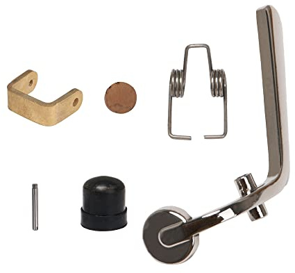 BQLZR Valve Trombone Trombone Water Key/Spit Valve Assembly Set with Cork Pad Trigger Trombone Alto Trombone Yamaha Trombone Spit Valve Trumpet Spit Valve Cork Trombone Spit Valve Cork