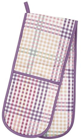 Ulster Weavers Mourne Heather Cotton Double Oven Gloves - 100% Cotton, Double Oven Mitts - For Kitchen and Barbecue - Cooking Gifts for Bakers & Chefs - Homeware & Kitchenware Range