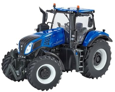 Britains 1:32 New Holland T8.435 Genesis, Tracteur de Collection, Compatible avec Les Jouets à l'échelle 1:32, pour Les Collectionneurs et Les Enfants à partir de 3 Ans.