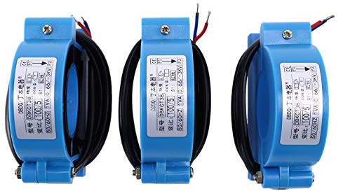 Qwertfeet Transformador de Corriente de CA PequeñO de 3 Piezas/Lote Ct 100A / 5A Transformador de Corriente de Sensor de TC de NúCleo Dividido de CA