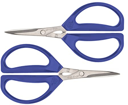 Joyce Chen Original Unlimited Kitchen Scissors with Blue Handles, 2 Pack