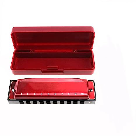 Mundharmonikas 10 Löcher Mundharmonika Diatonische Harfe Mundharmonika Reed Musikinstrument Edelstahl Für Anfänger