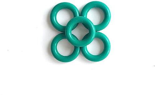 Grüne Dicke CS 2,5 mm Gummiring O-Ringe Dichtungen Außendurchmesser 7/8/9/10–50 mm O-Ring-Dichtung Dichtung Kraftstoffscheibe-15 x 2,5 mm-20 Stück