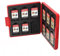 CENPEK Game Card Case for Nintende Switch Magnetic Storage Box with 12 Card Slots for Switch Lite NS NX - Red Mushroom