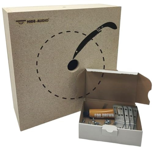 Akustisches Gehäuse UNIVERSAL für Einbaulautsprecher - V-LITE Hide-Audio™ V330u