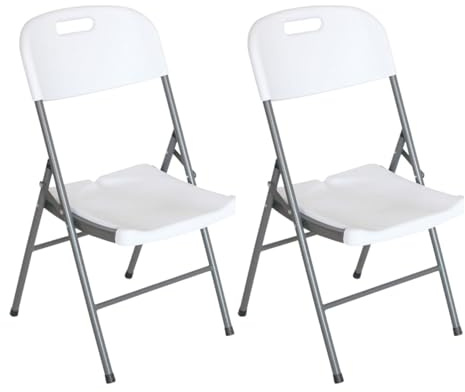 THINIA HOME Pack 2 Sillas Plegables con Asa 47x58x87cm