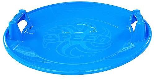 INLIFE Luge Ronde Bleu 66,5 cm PPÉquipements Sportifs,Loisirs de Plein air,Activités & Sports d'hiver,Traîneaux-3.74 lb-Bleu-20962