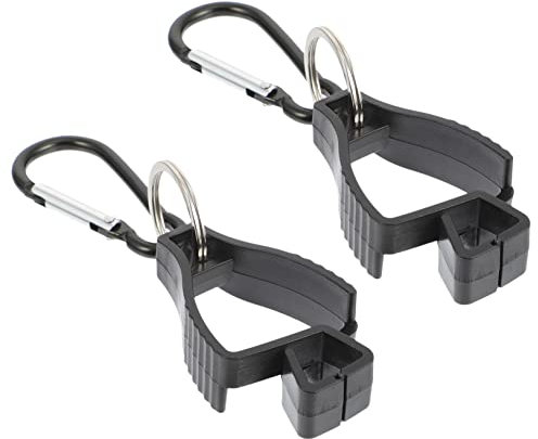 HAWILLOSCH 2pcs Glove Clip Holder for Outdoor Use Versatile Towel and Sunglasses Hooks Convenient Belt Clip for Work Easy to Install and Disassemble for Daily Storage