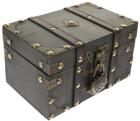 IMIKEYA Ohrring Aufbewahrungsbox Aufbewahrungsbox Vintage Holz Schmuck Organizer