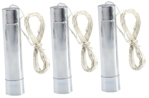 BCOATH 3pezzi Decorative Led Per Bottiglie Di Lampadine Con Luce Calda Per Feste Matrimonio Natale e Decorazioni Estive Sicure e Facili Da Usare