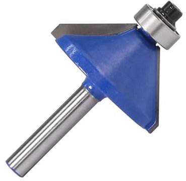 1PC 1/4 6.35MM Shank Milling Cutter Wood Carving 45 Degree Chamfer Bevel Edging Router Bit Milling Cutter Tool For Chipboard