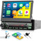 CAMECHO 1 DIN Wireless Carplay Android Auto, autorradio con Pantalla de Coche de 7 Pulgadas con Bluetooth Manos Libres Mirror Link FM 2 Puertos USB/Tipo-C/AUX-in+DBA