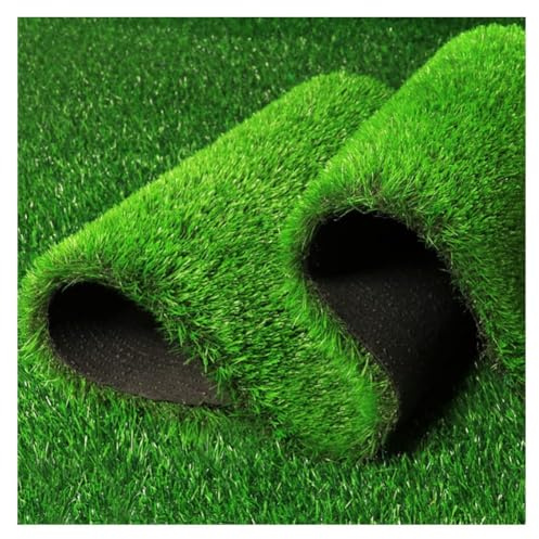 Grüne Kunstrasenrolle, Kunstrasen-Astro-Rasenmatte, Realistischer Rasenteppich, Outdoor-Hunde-Töpfchen-Trainingsbereich, Terrasse, Rasendekoration, Mit Entwässerungslöchern(3x4m(9.8 * 13.1ft))