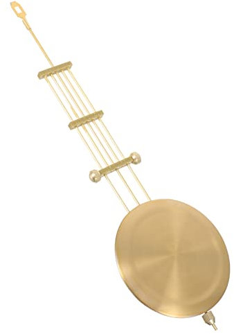 Ciieeo Clock Pendulum Replacement 30cm Metal Pendulum for Wall Clock Diy Repair Accessory for Antique