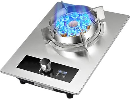 GAROEN Gas Stove,16377.6 BTU Stainless Steel Propane Burner,330x435x150mm Burner Propane Gas Stove,Backyard Cooking,Camping (LPG)
