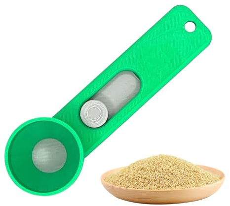 YNPQTDS Cuchara Con Embudo Para Polvo,Cuchara de Medición con Embudo Incorporado | Medidor Para Polvo,Para Hombres Y Mujeres Para Proteína Té Llenar Botellas De Agua Y Leche