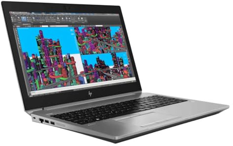 HP ZBook 15 G5 15,6 Zoll 1920x1080 Full HD Intel Core i7 8850H 512GB SSD Festplatte 32GB Speicher Windows 11 Pro Nvidia Quadro P2000 Notebook Laptop (Generalüberholt)