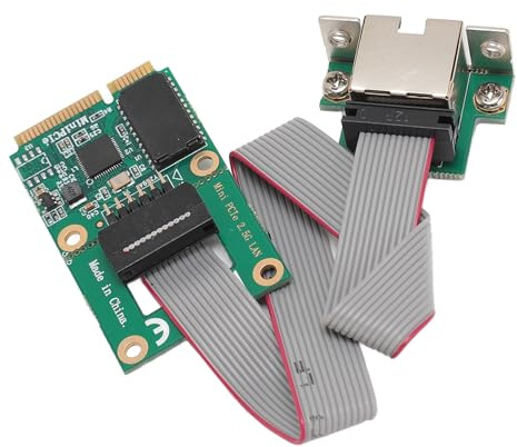 Dpofirs Adattatore LAN RJ45, Scheda di Rete WiFi Stabile da 2,5 G, Trasmissione Ad Alta velocità per Server Desktop, Adatto a Varie Piattaforme