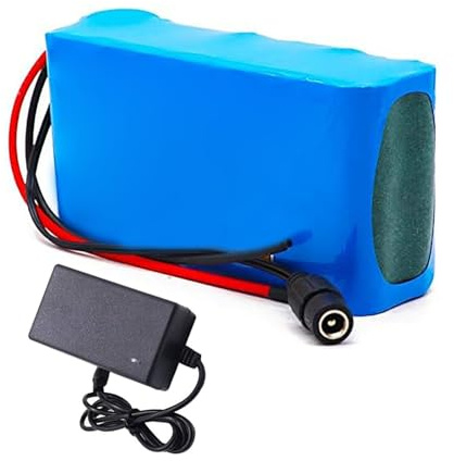 Batería para Bicicleta Eléctrica De 24 V 4 Ah 7S2P, Batería De Iones De Litio para Bicicleta Eléctrica, Batería para Patinete Eléctrico con Protección BMS Y Cargador. T