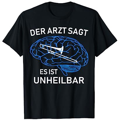 Posaune Design für Hobby Posaunen Spieler T-Shirt