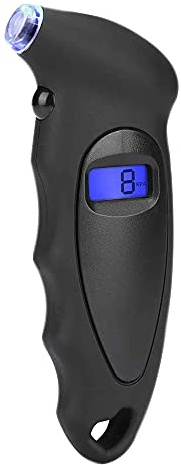 UK-TECH LCD Digital Tyre Air Pressure Gauge, Tire PSI Maintenance, Air Pressure Puncture, Gauge Monitor, Reader Tester Tool, For Car, Truck, Bicycle With Display Screen And Non-Slip Grip