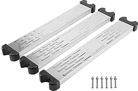Syfinee Scaletta da biliardo, Pedale antiscivolo per piscina, Attrezzature in acciaio inox durevole per sport acquatici, Scaletta con viti di fissaggio, accessori per piscina