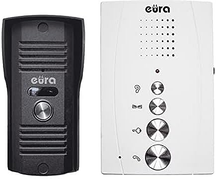 EURA Eura Adp-11A3 Invito Interphone de Porte 4 Fils Blanc