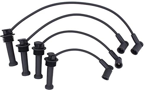 HouYeen 4PCS Spark Plug Ignition Lead Wire Set for C max Mk2 Focus Mk3 Mondeo Mk4 Fiesta Mk5 C30 S40 V50 Maz-da 2 1335377
