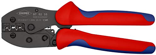 Knipex PreciForce Crimp-Werkzeug 1.5 mm für Nicht isolierte offene Zylinderanschlussklemmen, 220mm