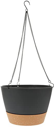 Vasi for piante sospese in plastica Catena Cesto for fiori Portafioriera Appeso Vaso for orchidee Recinzione Ringhiera Fioriera a muro Contenitori for piante for piante da interno all'aperto Giardino