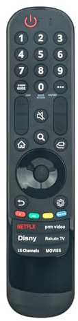 ALLIMITY MR23GA Universal Fjärrkontroll Ersättning lämplig för LG LED Smart TV AKB76043112 OLED77G33LA OLED55B33LA OLED48C34LA OLED42C31LA OLED42C37LA OLED83C39LA OLED55B39LA