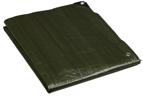 Schutzplane Abdeckfolie Poolplane Holzplane mit Ösen Wasserdicht Plane Holzabdeckplane Regenplane Gartenplane, 0.2mm für Boote Gartenmöbel Holz, Anpassbar blais (Color : Green, Size : 2x6m)
