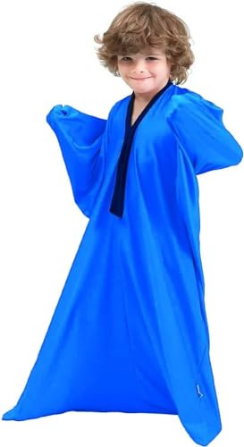 Ganzkörperwickel Socke - ADHD Und Autismus - Stress Abbauen - Hypersensitivität - Übung - Tiefer Druck - Spieltherapiegerät - Starkes Lycra (Color : Blau, Size : S)