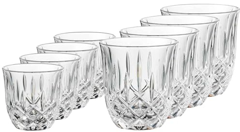 Spiegelau & Nachtmann, 8-teiliges Barista Kaffeegläser-Set, Cappuccinogläser (234 ml) und Espressogläser (90 ml), Kristallglas, Noblesse Barista, 105602