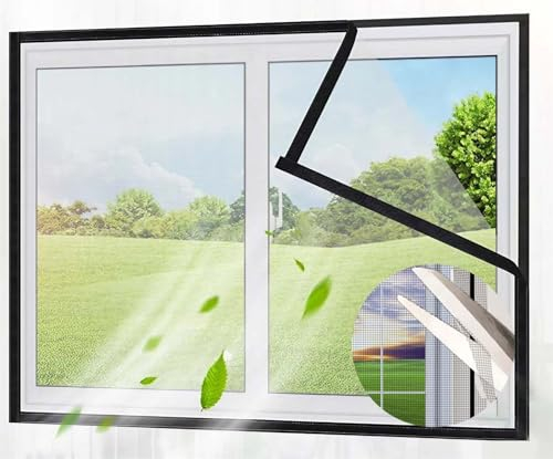 DIY Katzenschutz Fenster Netz mit Selbstklebeband, Fliegengitter Katzensicher Freie Schnittgröße und -Form, Katzennetz Balkon Fenster Transparent Netzgitter für Fliegengitter, Moskitonetz (Color : Wh