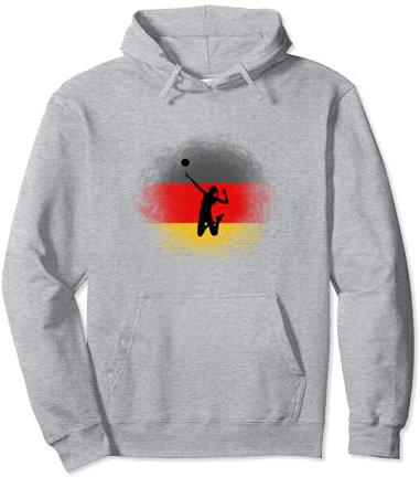 Volleyball Beachvolleyball Frauen Damen Deutschland Outfit Pullover Hoodie