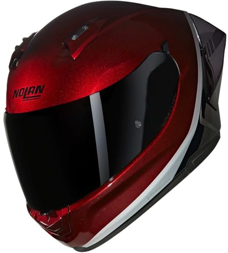 NOLAN Helmet N60-6 Sport VERNICIATURA Speciale 349 L, Visceral Red / Black / Grey