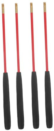 Alasum 2paare Kupferkopf Diabolo-handstab Mit Rutschfestem Griff Ersatz-diabolo-stäbe Aus Fiberglas Professionelle Diabolo-jonglierstäbe Für Training Und Auftritte