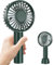 Ventilatore Portatile USB Ricaricabile con 5 Velocità, Verde - Mini Ventilatore Portatile con Base e Cinturino, Piccolo Ventilatore Personale, Ventilatore da Tavolo a Batteria per Viaggi in Ufficio