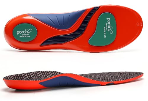 OISENSE Semelle Epine Calcaneenne Semelle Soulagement efficace Des Pied Plat, Anti Douleur Talon,Fasciite plantaire Semelles Chaussures Orthopédiques de Soutien Voûte Four Homme Femme 43-44