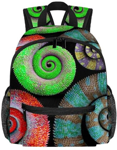 Süßer Kleinkind-Rucksack – Französischer Hund, niedliches Pariser Dackel-Motiv, moderne Kindertasche für Vorschule, Schule, Mädchen und kleine Kinder, Mehrfarbig 6, 25.4x10x30 CM/10x4x12 in