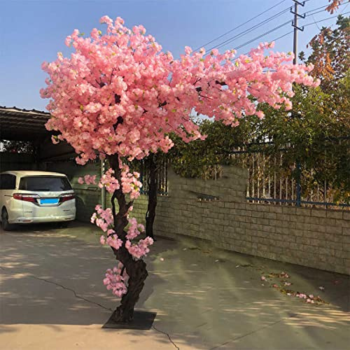 GAOAZHEN Albero di ciliegio Artificiale - Sakura Finto in Seta Fatto a Mano per Decorazioni per casa, Matrimoni e Ufficio - Interno/Esterno - Splendida Replica di pianta di Amazon Sellers
