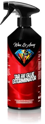 Wax and Away Tar and Glue Exterminator, Professional Glue, Road Tar and Bitumin Remover Spray