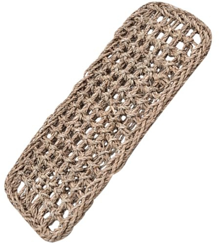Kichvoe Tapis Tissé pour Reptiles et Lézards 20x14x2 Cm en Herbe Marine Naturelle, Coussin de Nidification Solide et Sûr, Lit de Hamac Adapté aux Petits Animaux et Reptiles de Compagnie
