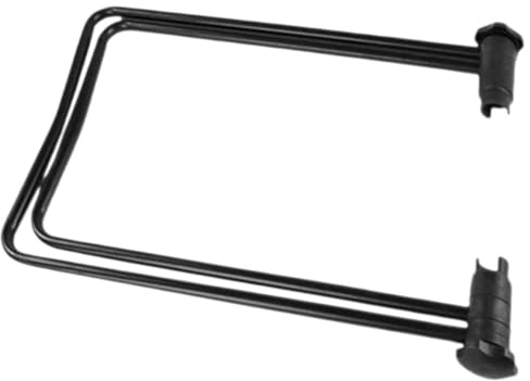 Toyvian Bike Stand Parking Rack Metal Rear Wheel Clamp Black for Bike Parking and Car Luggage Racks, Secure Hold and Anti-tip Design