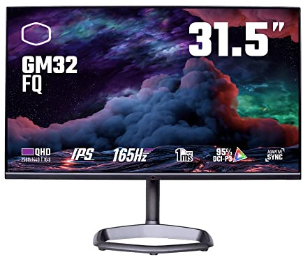 Cooler Master Monitor da gioco GM32-FQ - 31 WQHD 165Hz IPS USB-C 15W ampia gamma di colori