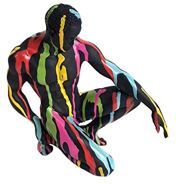 Design-Statue, Modell Pop Art und Malerei, Höhe 20 cm