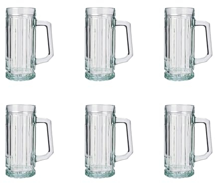 Ölsejdel, ölkrus, ölmugg - Set om 6 stycken, Gambrinus med sköld, 0,3 L