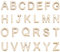 PH PandaHall 52 Stück Goldene Buchstabenperlen Legierung Alphabet ABC Charms Metall AZ Alphabet Buchstaben Charms Großbuchstaben Anhänger Für Valentinstag DIY Armband Halskette Schmuckherstellung